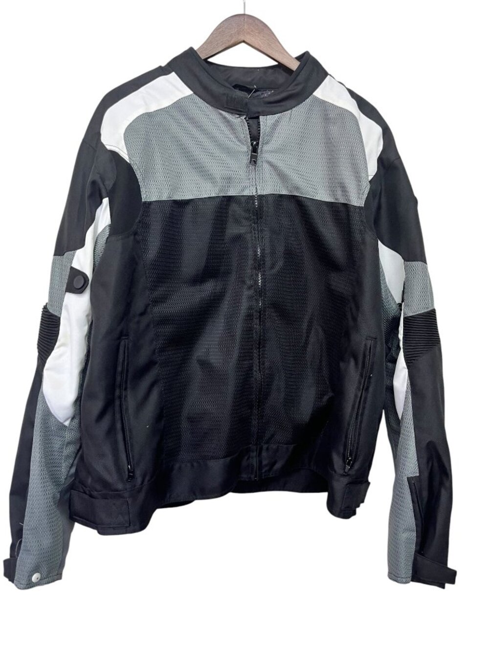 Bilt Black & Gray Mesh Motorcycle‎ Jacket 3XL